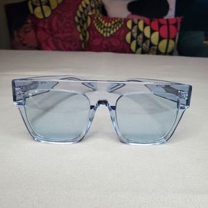 Oversized Clear Blue Sunglasses - DIFF Eyewear / H.E.R. Collection